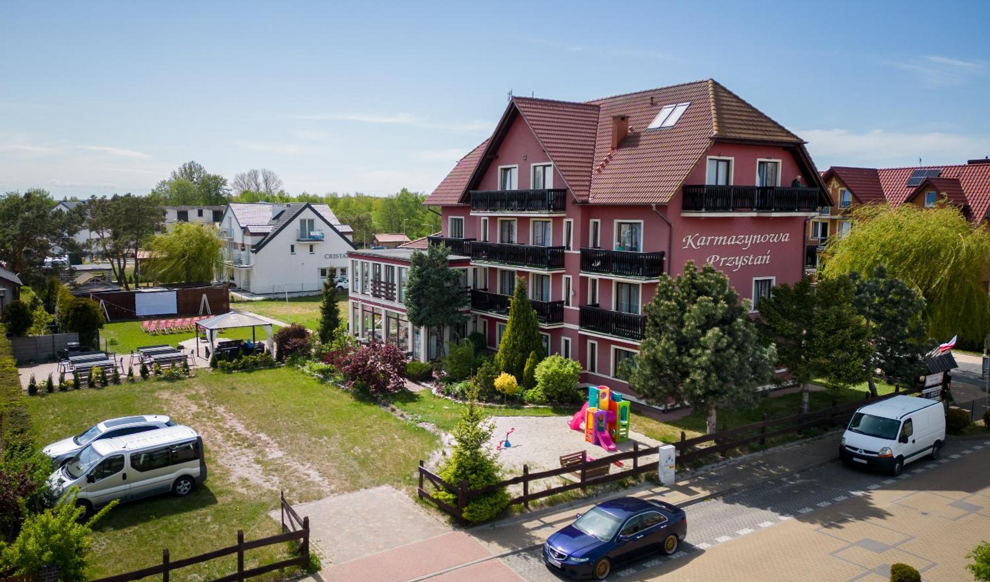 Willa Karmazynowa Przystan Międzywodzie Exteriör bild