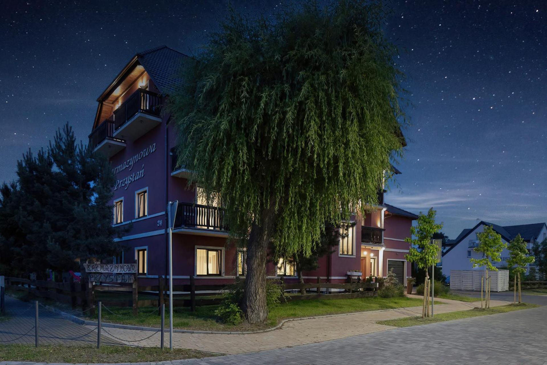 Willa Karmazynowa Przystan Międzywodzie Exteriör bild