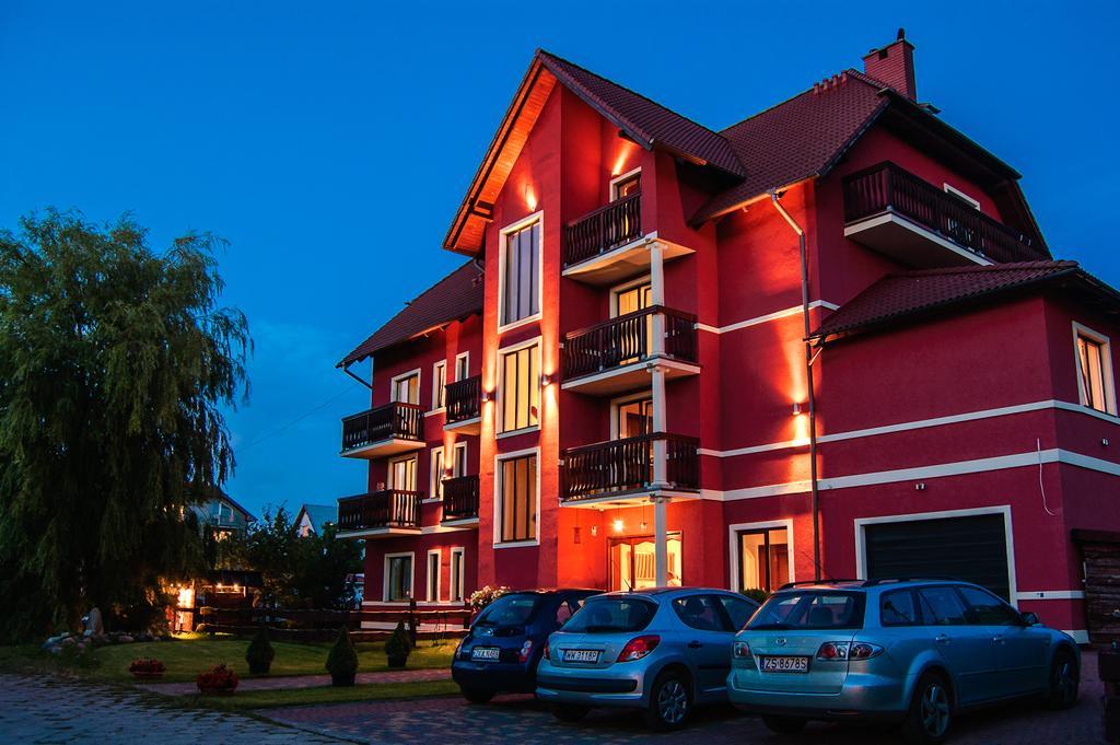 Willa Karmazynowa Przystan Międzywodzie Exteriör bild