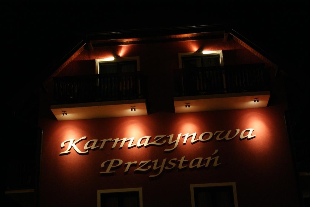 Willa Karmazynowa Przystan Międzywodzie Exteriör bild